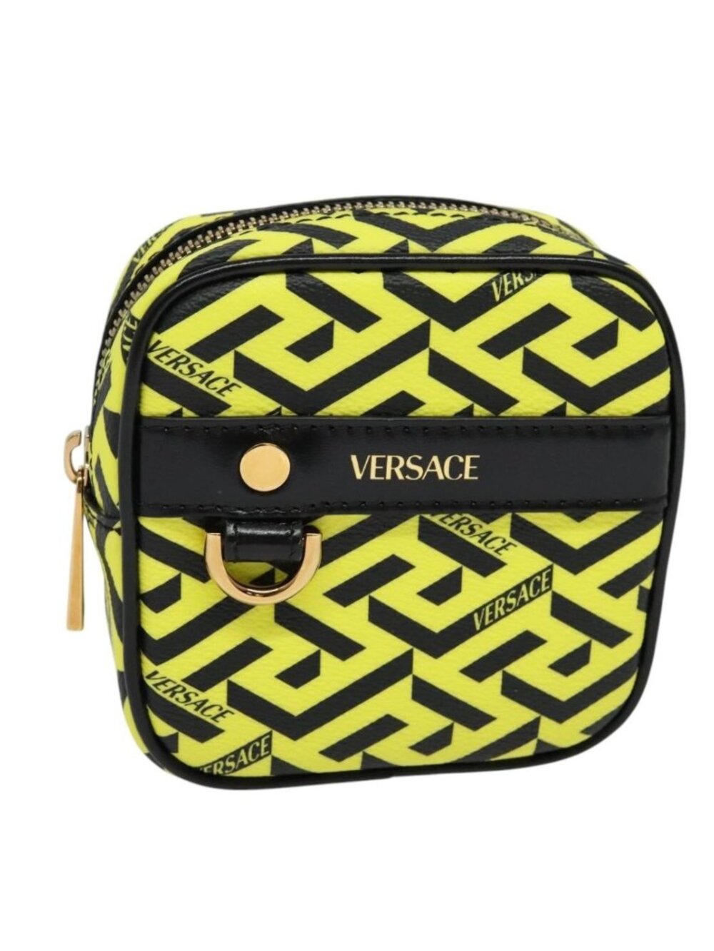 VERSACE Pouch PVC Yellow Gold - Picture 1 of 16